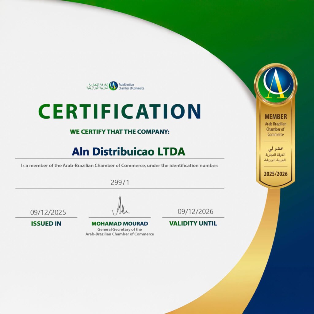 ALN Export certificado